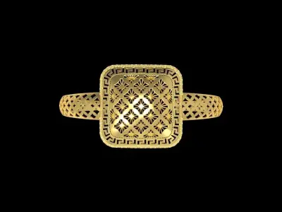 Fusion Gold Wristband RABBW16 3D print model