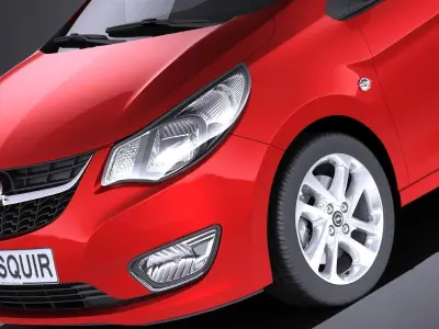 Opel Karl 2017 VRAY 3D model