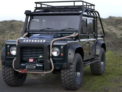 Land Rover Defender 110 Double Cabin Spectre 3D model