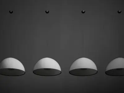 Flos Skygarden Pendant Lamp 60cm 3D model