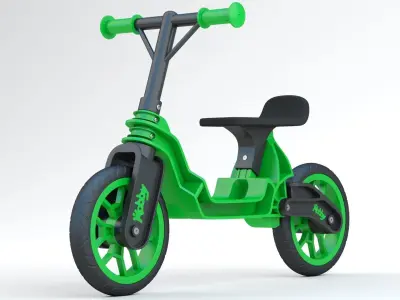 Balance Bike Hobby Bike Magestic 3D model