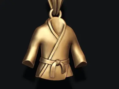 Kimono pendant 3D print model