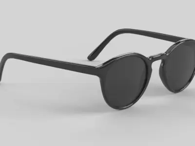 Trendy Eyewear Glasses Low-poly 3D model