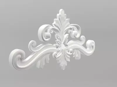 ornaments decorative ornament Low-poly 3D model