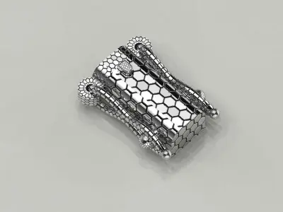 open box clasp 3D print model 3D print model