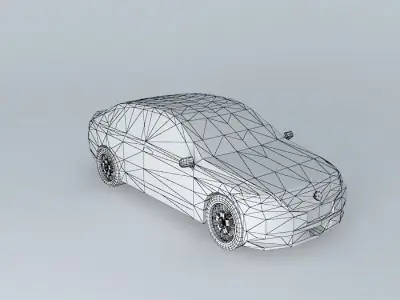 Blue car  NEG N3 2004 Free 3D model