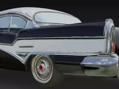 Buick Special 2 Door Sedan 1957 3D model 3D print model 3D print model