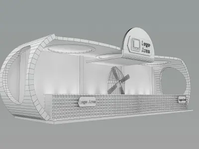 Booth Exhibition Stand a30 3D model