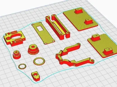 All new Tamiya TT01 RWD drift conversion kit stage 2 3D print model