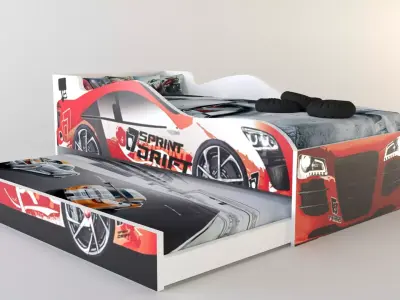 CHILDREN BED 3D model