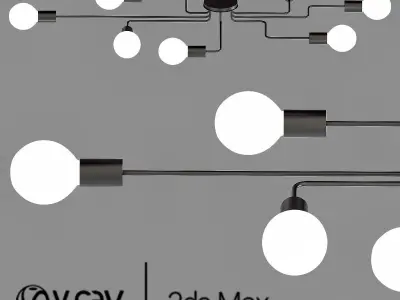 LASHA max chandelier 3D model
