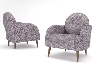ARMCHAIR paisley 3D model