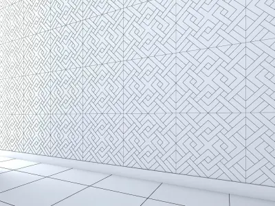 3d wall panel Low-poly 3D model Low-poly 3D model buy
