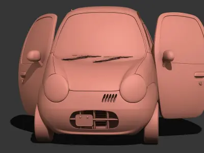 Cartoon Car 3D model