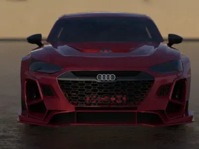 Audi E-Tron GT Wide Body Kit 3D model