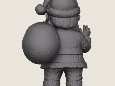 Santa Claus 3D print model 2