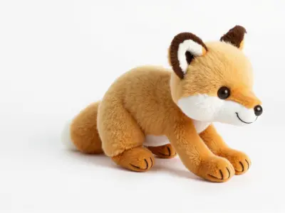 Arid Dreams Fox Plush model pack Low-poly 3D model