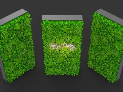 Green Wall 3D model