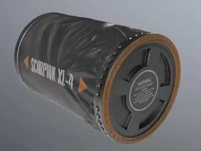 Scifi Canister 3D model