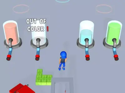 Lowpoly game scene  Low-poly 3D model