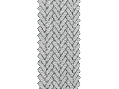 Small Green Wall Panels 3D model