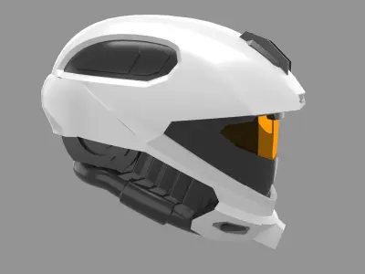 Helmet halo 3D model