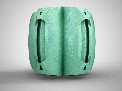 Geometric Bead Free low-poly 3D model