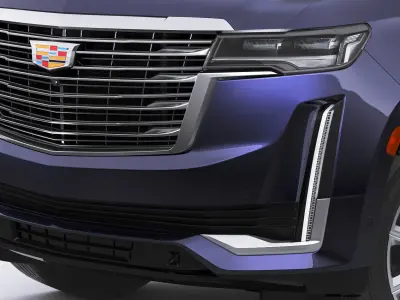 Escalade 2021 ESV large SUV 3D model