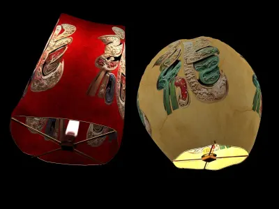 Chinese sky lantern  3D model