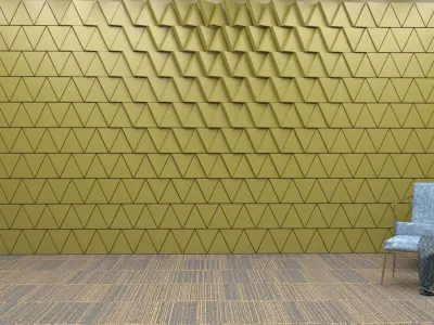 stm-d  wall parametric  model 93 Low-poly 3D model