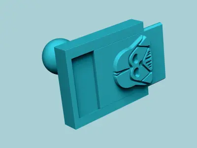 Stamp 98 Darth Vader - Fondant Decoration Maker Toy 3D print model