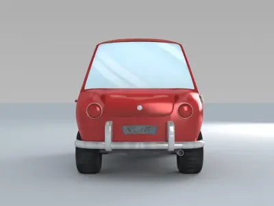 toon car 3D model