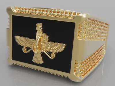 Forouhar ring 3D print model