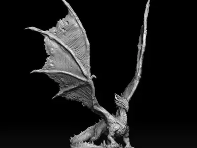 Elder Red Dragon  3D model