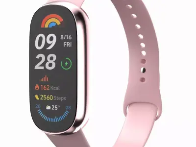 Xiaomi Smart Band 9 Pink 3D model