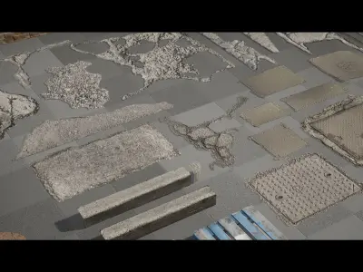 Warehouse Photoscans - Unreal Engine 4 Low-poly 3D model