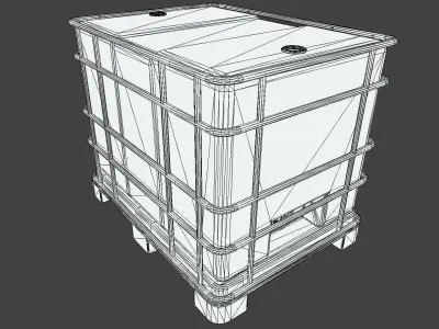 Liquid Container PBR Low-poly 3D model