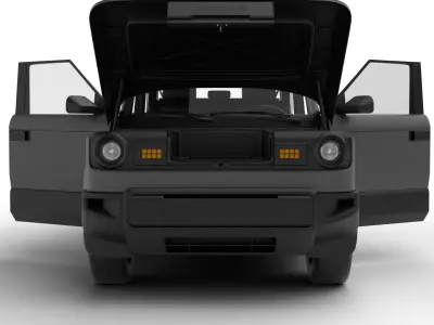 Slate Truck Fastback SUV 2027 HQ 3d model 3D model