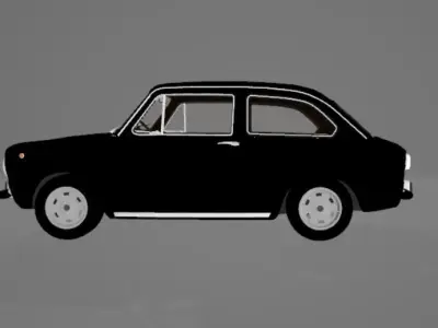 Fiat 850 3D model