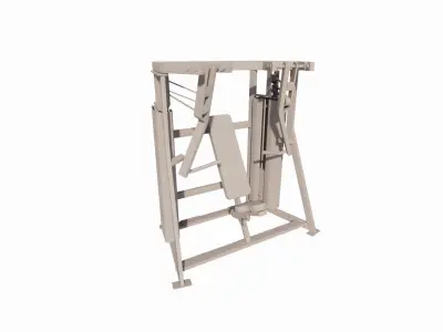 Gym Equipments-gym by Bodysolid-Machine the gym 3D model