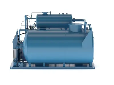Steam Boiler 3D model