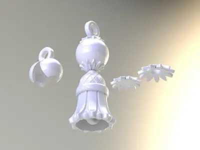 Rosary tassel 3D print model