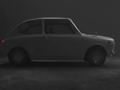 Subaru R2 1970 3D model