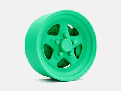 15x7 Weld Pro Star Wheel and Brake 3D print model