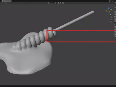 Twisty Melting Lollipop 3D print model