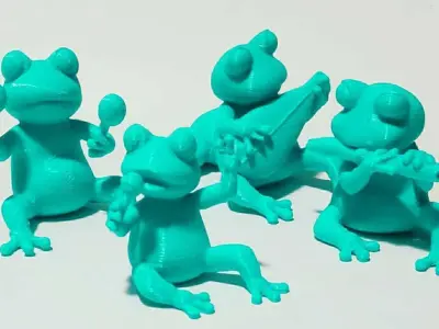 Frog Band 3D print model