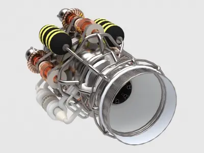 Pegusus Rocket Engine  3D model