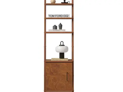 Bookcase Maxi with Cabinet 3D model