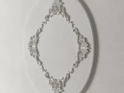 Classic 3D Wall Panel Elegant Design for Interior Decor 9 3D model