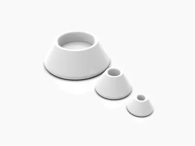 Modern Minimalistic Conical Candle Holder Wedding Table Gift 3D print model